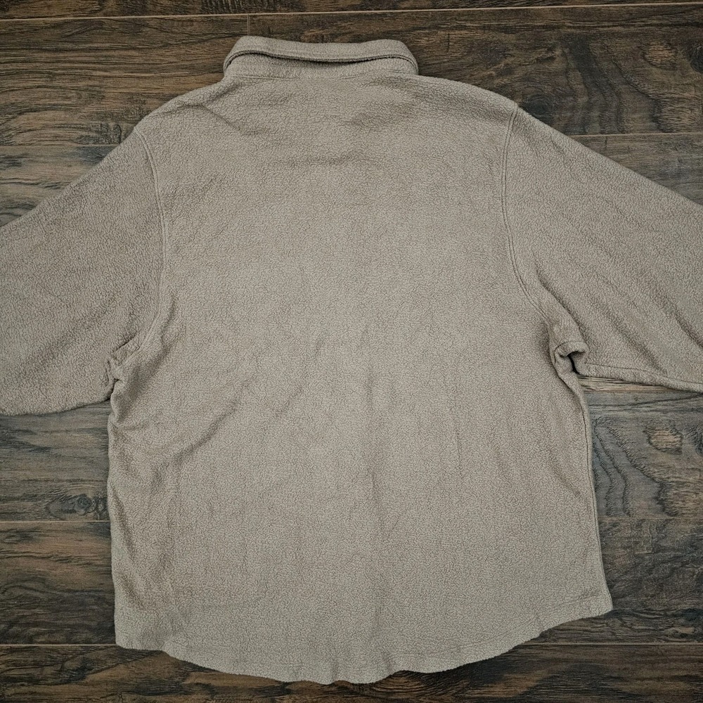 PINK Victoria's Secret Womens XL Brown Fleece Button Up Top NWT Cozy Warm - Picture 4 of 10